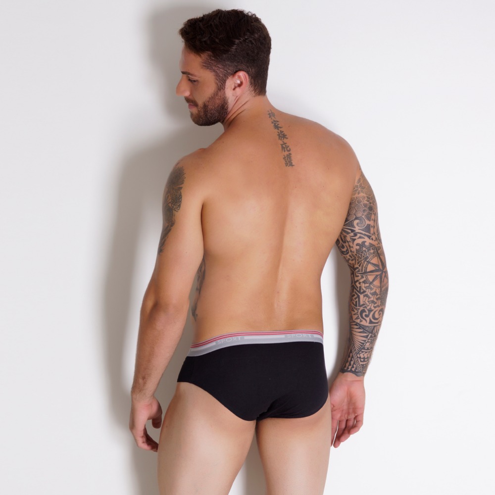 Cueca Slip Elástico Exposto Lingerie BR Atacado para