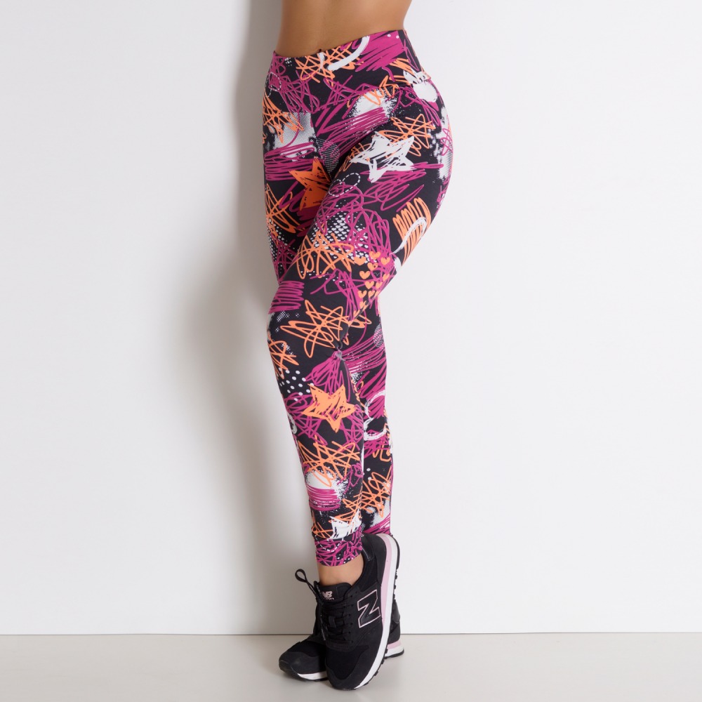 Calça Legging Estampada Lingerie BR Atacado para Revenda