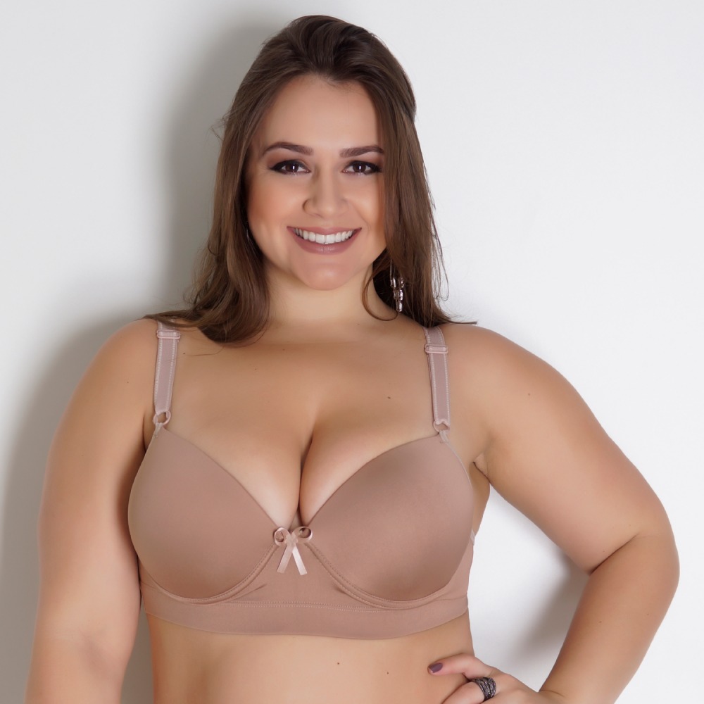 Sutiã de Bojo Plus Size Reforçado Lingerie BR Atacado para