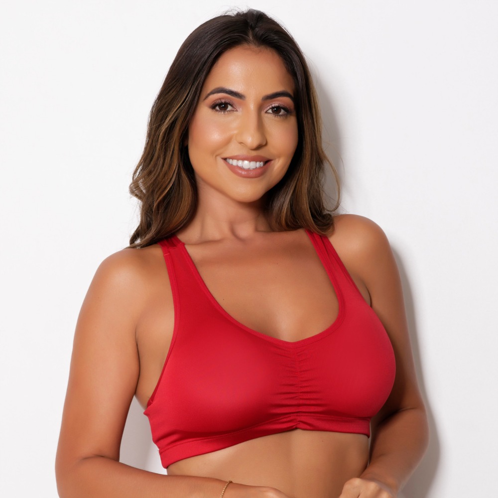 Top Liso Bojo Removível Lingerie BR Atacado para Revenda