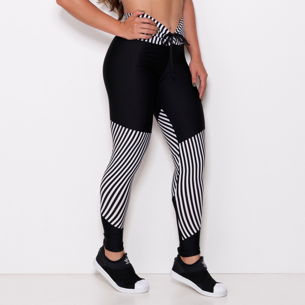 Cal A Legging Listrada Lingerie Br Atacado Para Revenda