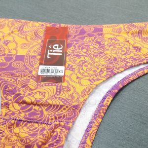Calça Em Microfibra Básica Amarelo/ Fúcsia/ Indiano
