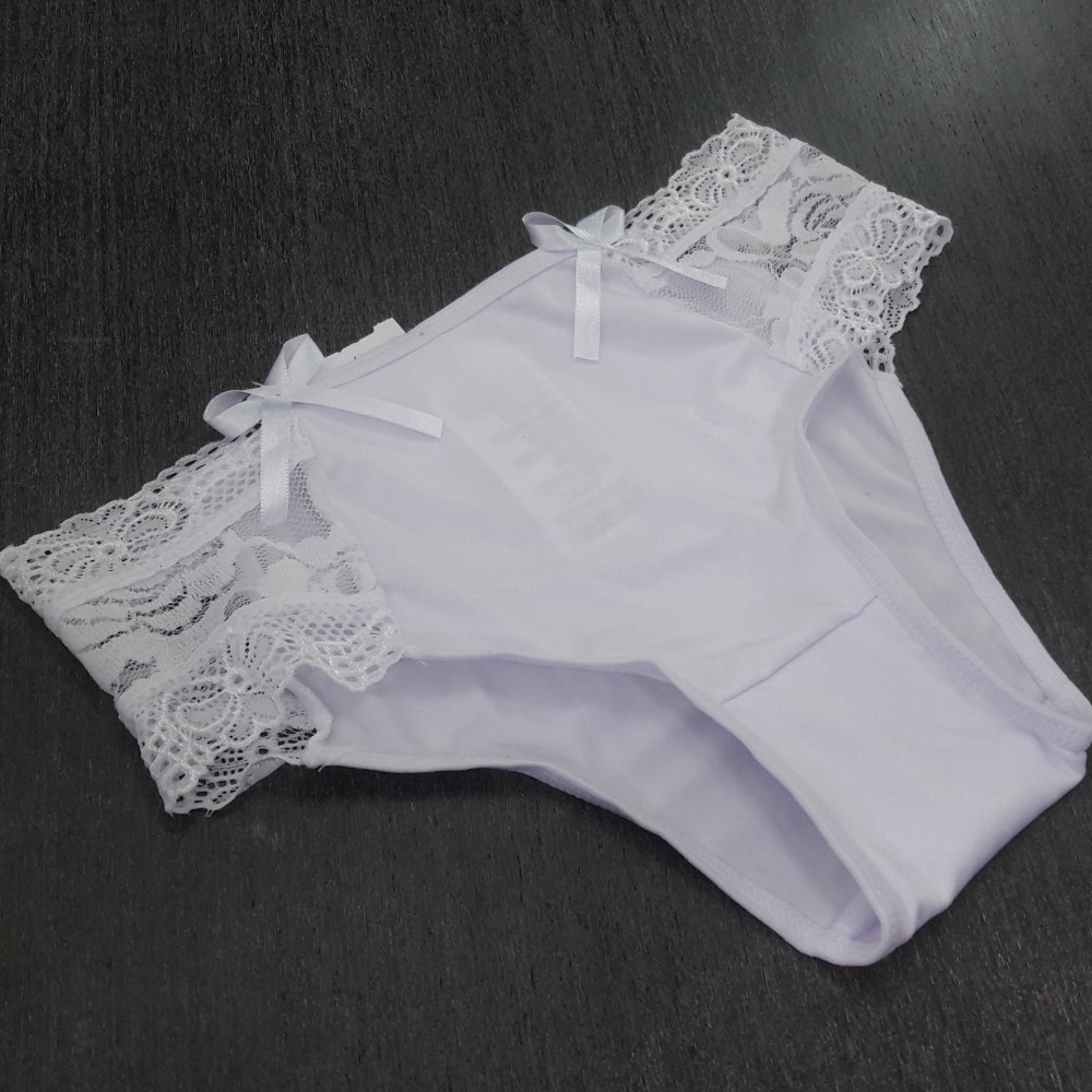 Tanga Lateral Renda Branco