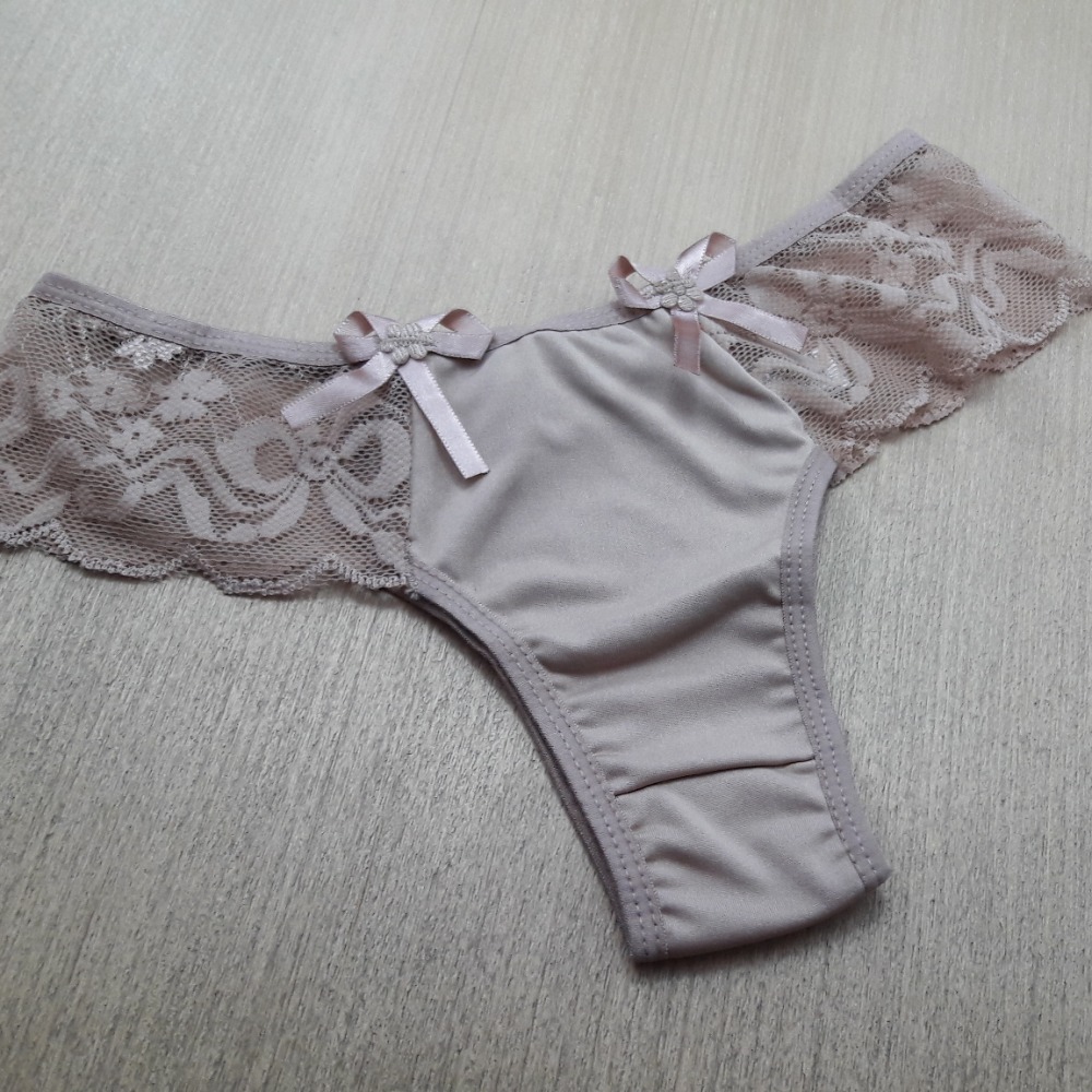 Calcinha Romantic Lateral em renda Chocolate