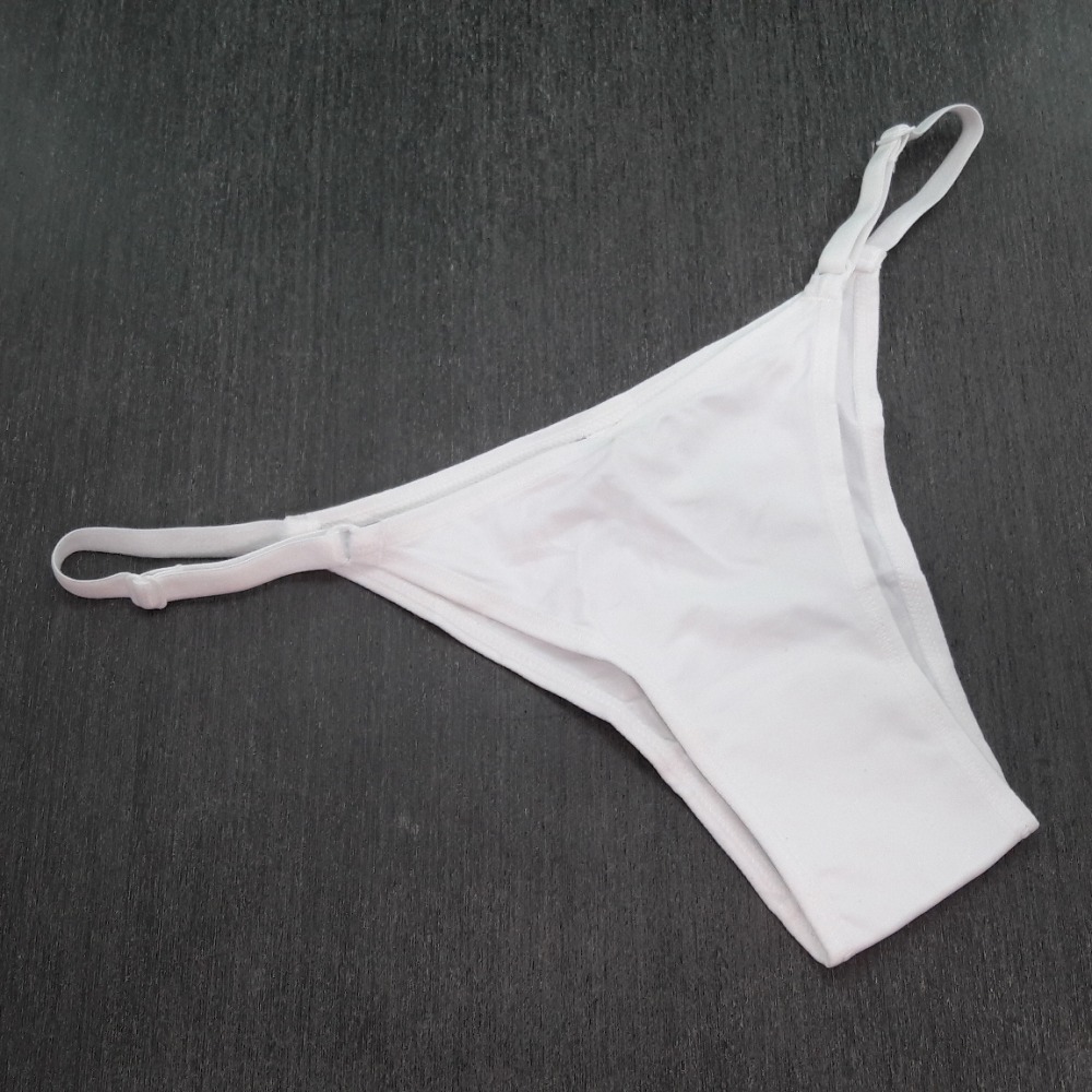 Tanga String Microfibra  Branco