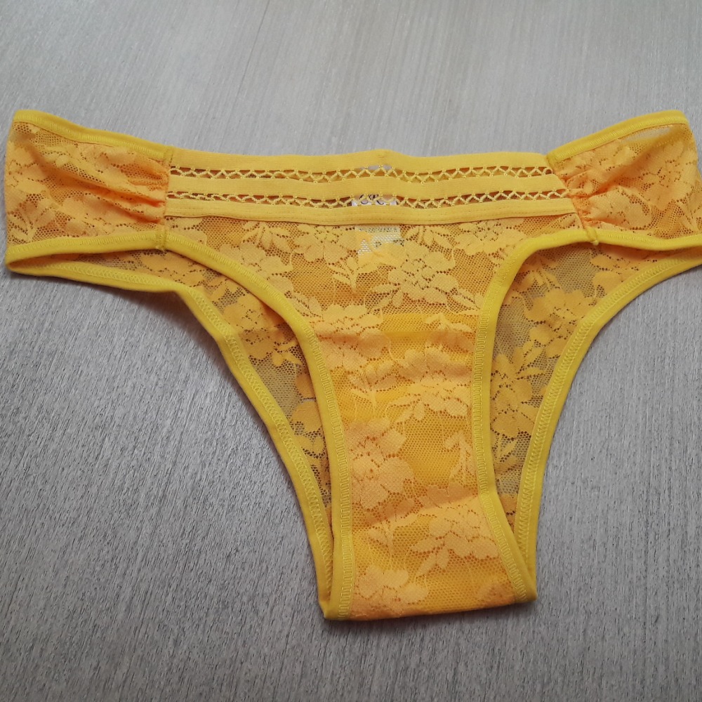 Calça em Layse Com Elástico  Amarelo