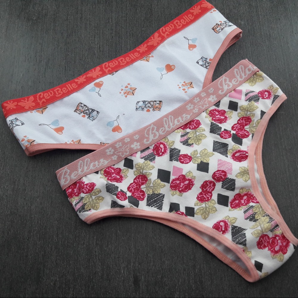 Tanga Cotton Estampada Viés Romance/ Estampas Variadas