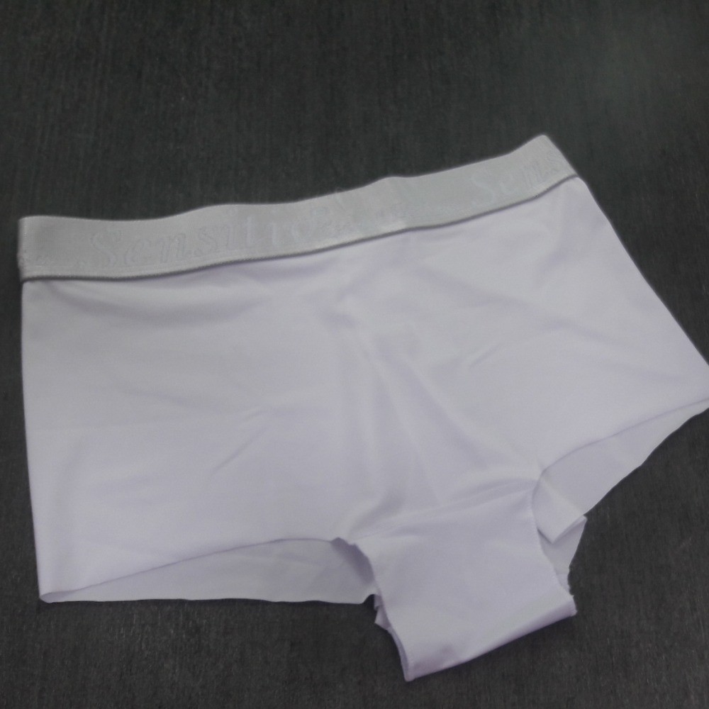 Boxer Laser Stretch Prata Branco