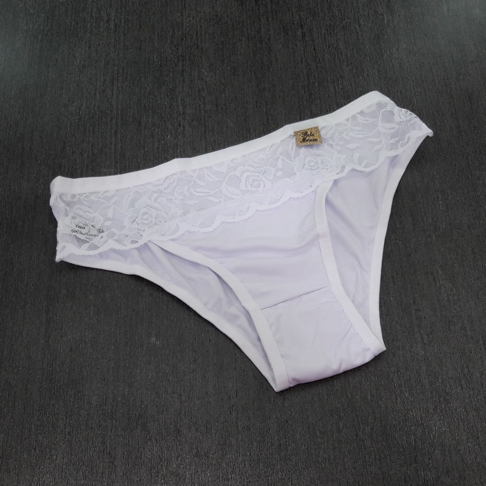 Calcinha Malu em Microfibra Branco