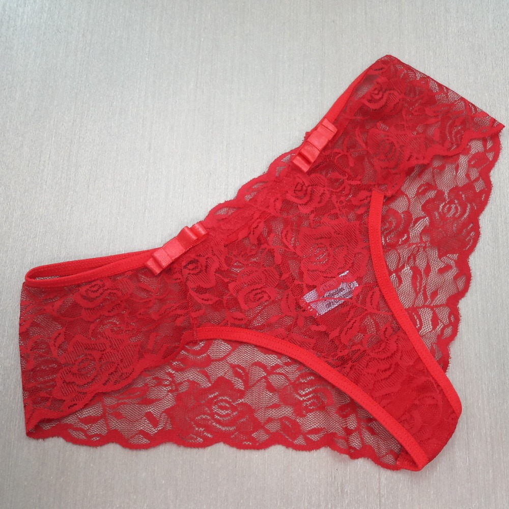 Calcinha Rendada Vermelho