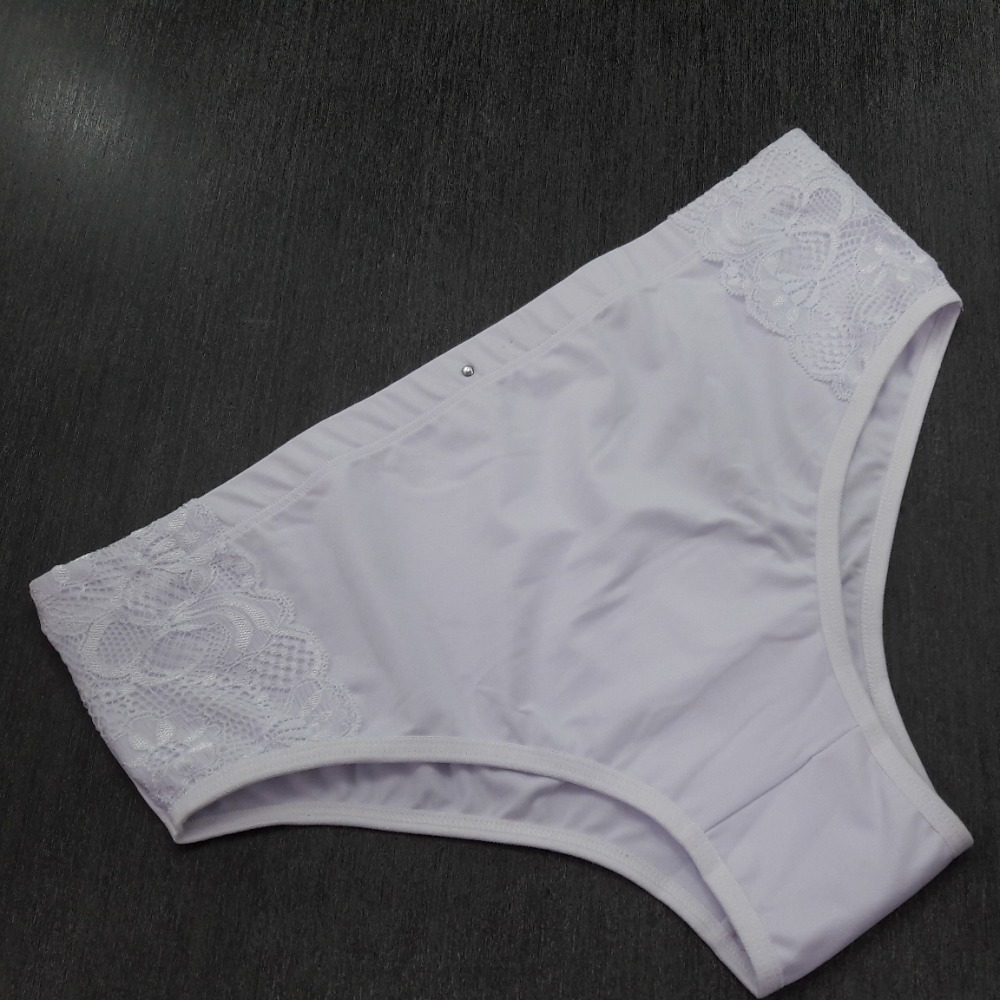 Calcinha Stela em Microfibra Branco