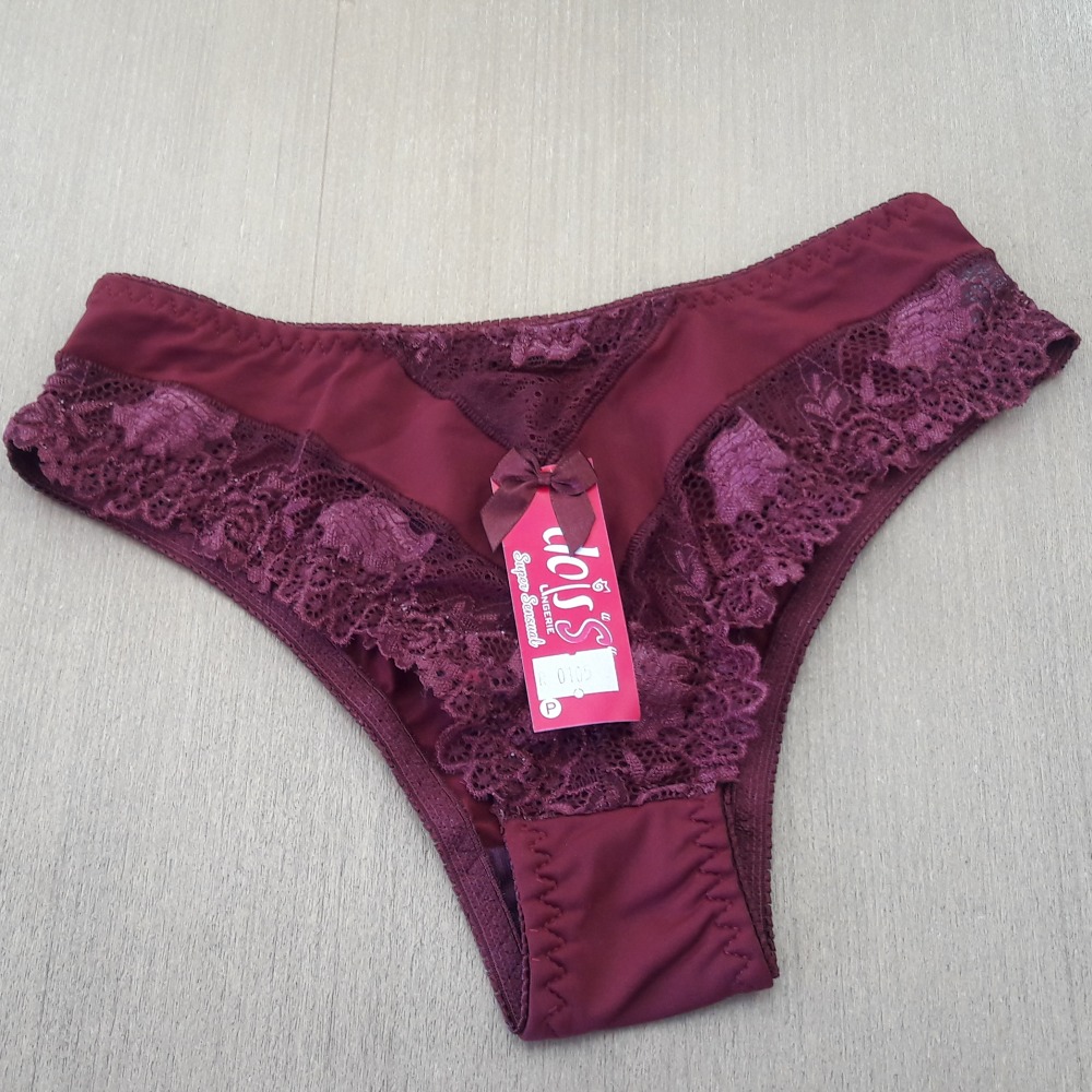 Calça Krislaine em Microfibra Vinho