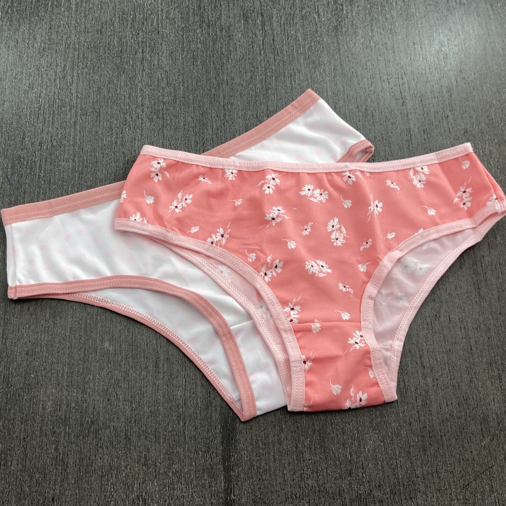 Calcinha em Microfibra Estampada Viés Romance / Estampas Variadas