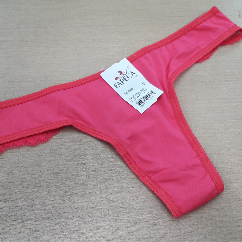 Calcinha com Renda Lisa Frutilly