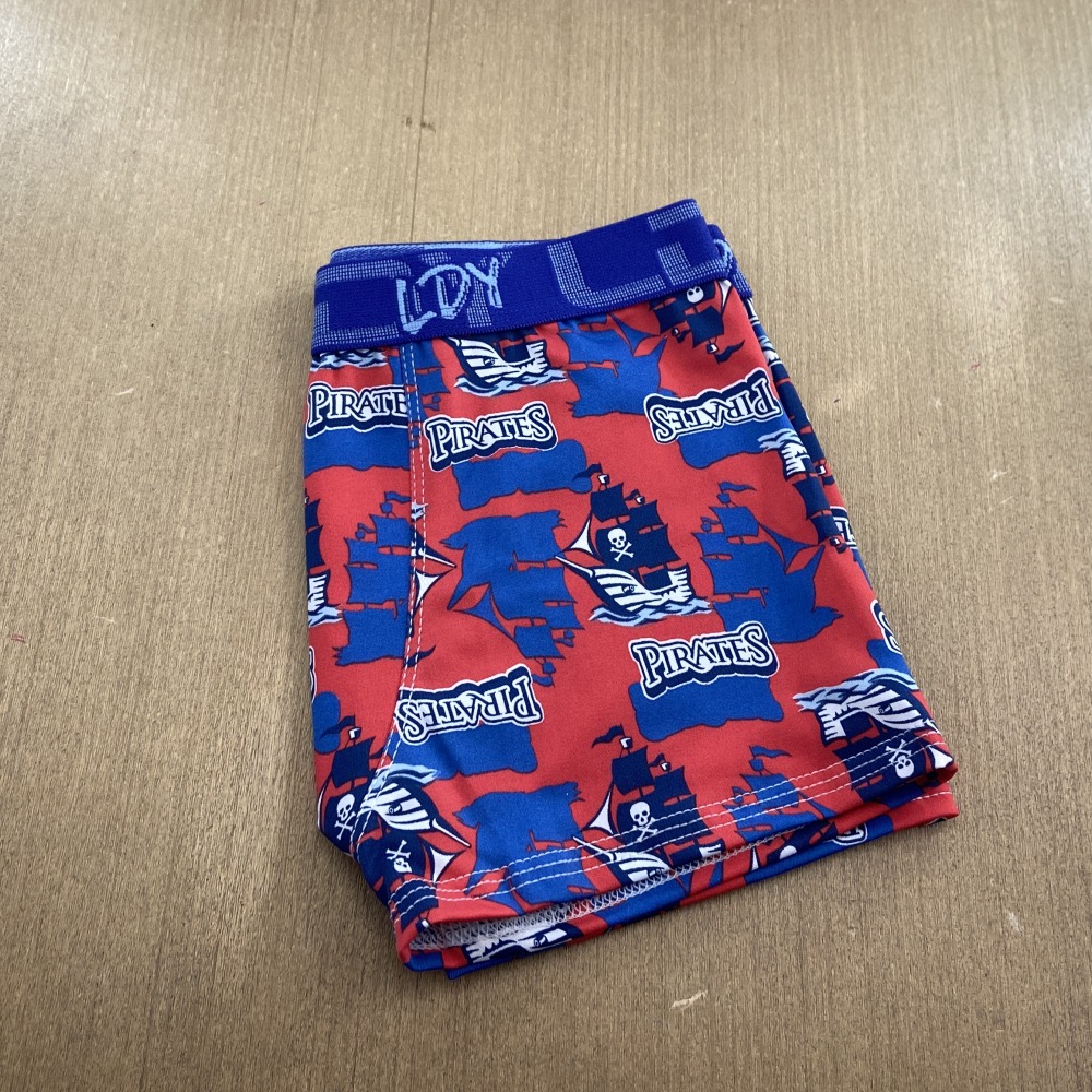 Cueca Boxer Infantil Romantic Estampada Azul Bic/Estampas Variadas