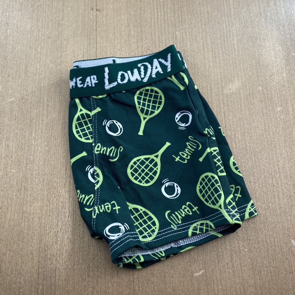 Cueca Boxer Infantil Romantic Estampada Verde Escuro/Estampas Variadas