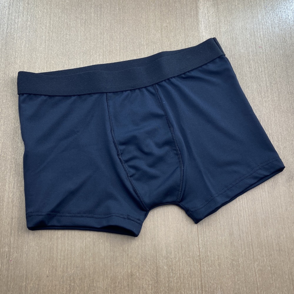 Cueca Boxer Infantil Lisa Preto