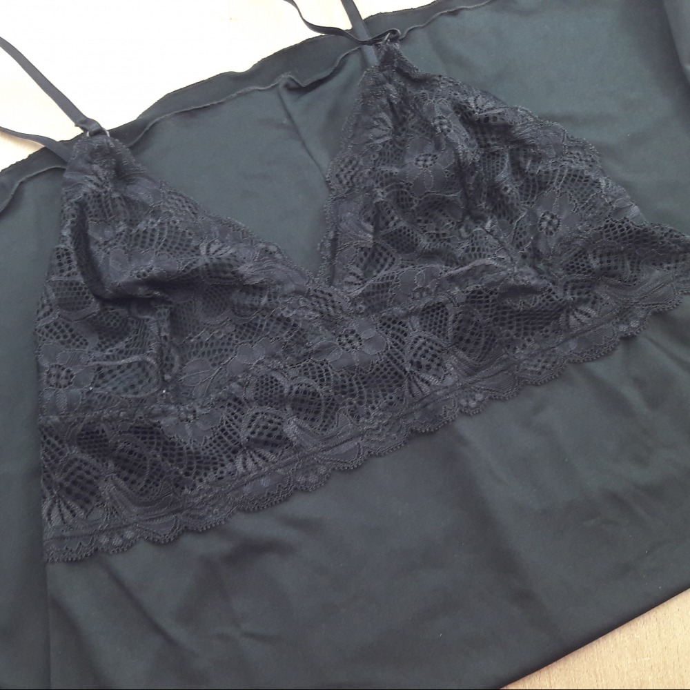 Camisola Bel Lisa Sem Bojo Preto