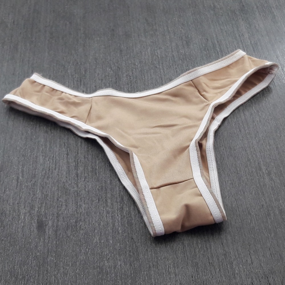 Tanga Mila Chocolate/Branco