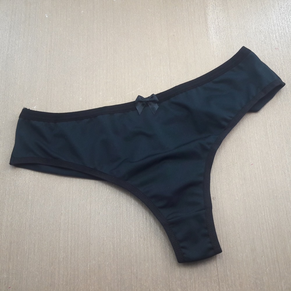 Tanga Luana Fio Duplo Preto