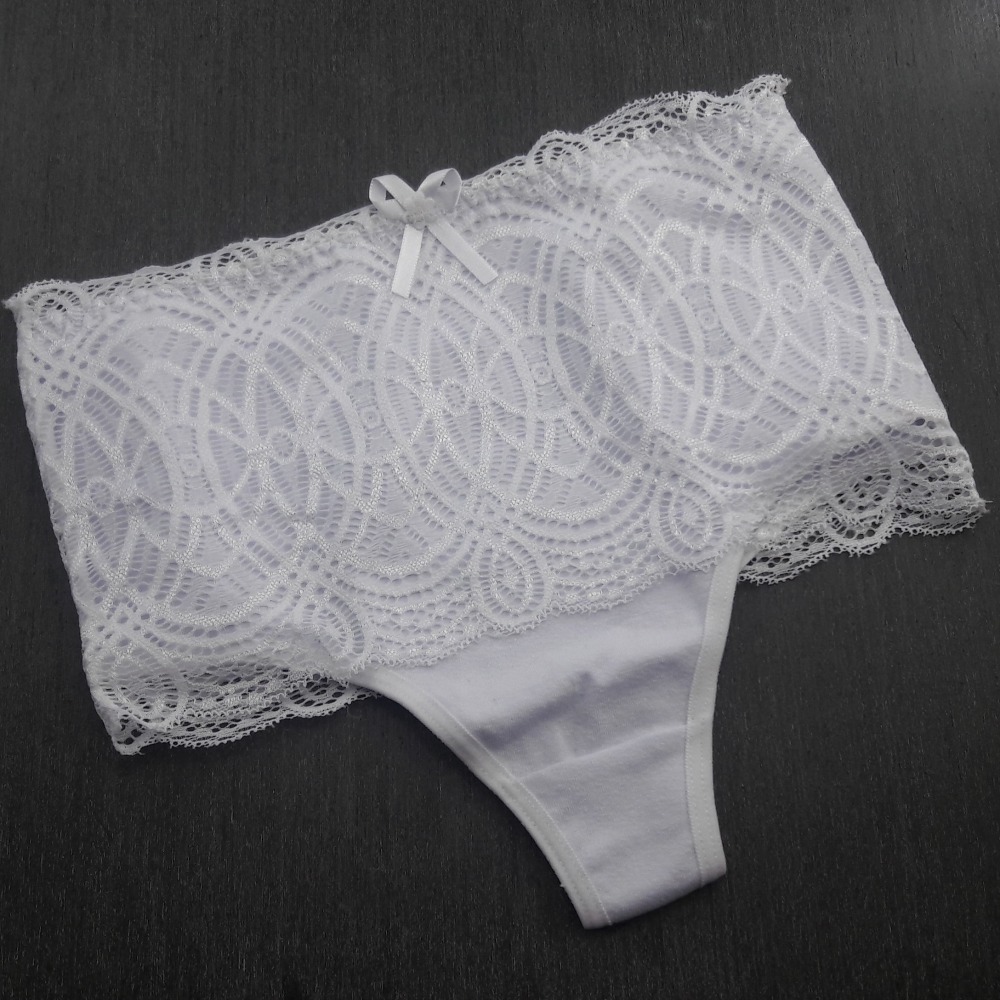 Cala Fio Marly em Cotton e Renda Branco