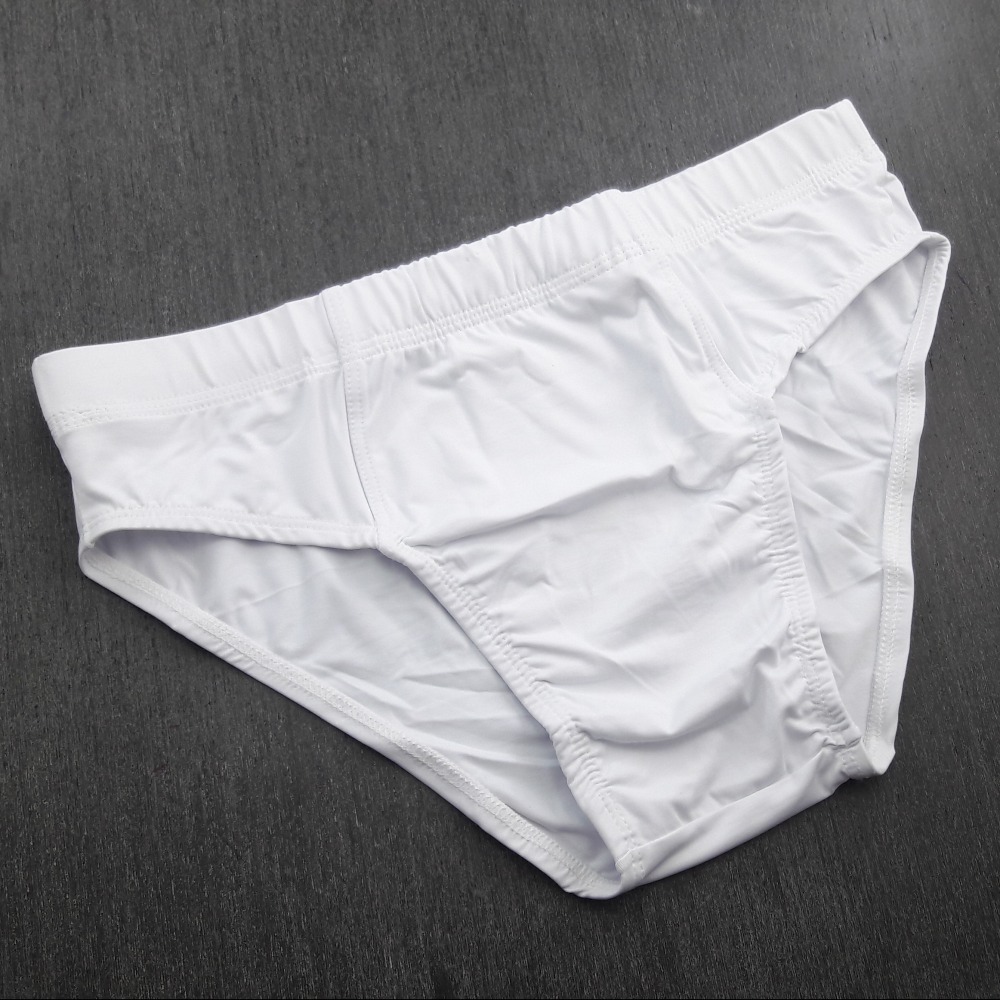 Cueca em Microfibra Elstico Embutido Largo Branco