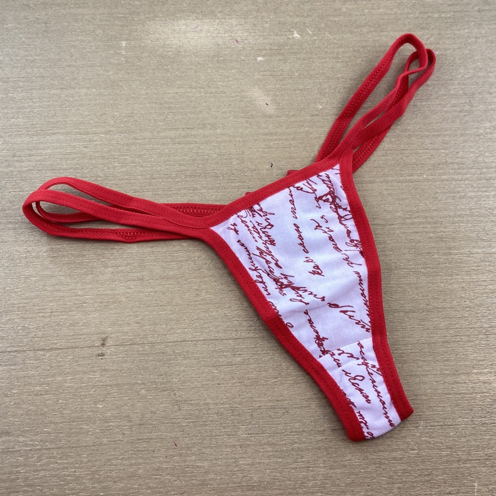 Tanga Val Vis Vermelho/ Estampa Variada