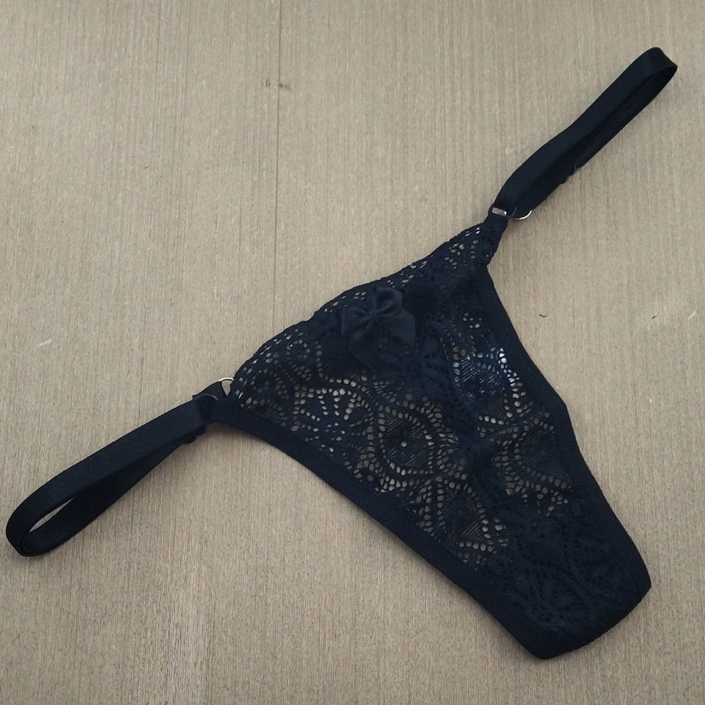 Tanga Brinco de Prola Preto