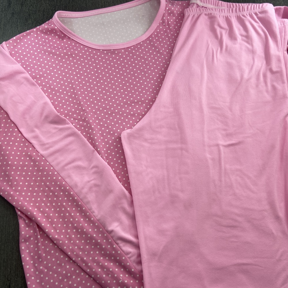 Pijama Longo Suede Rosa Po