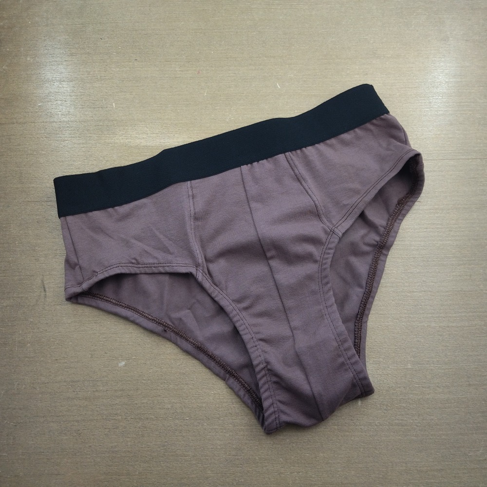 Cueca Slip Cotton  Marrom