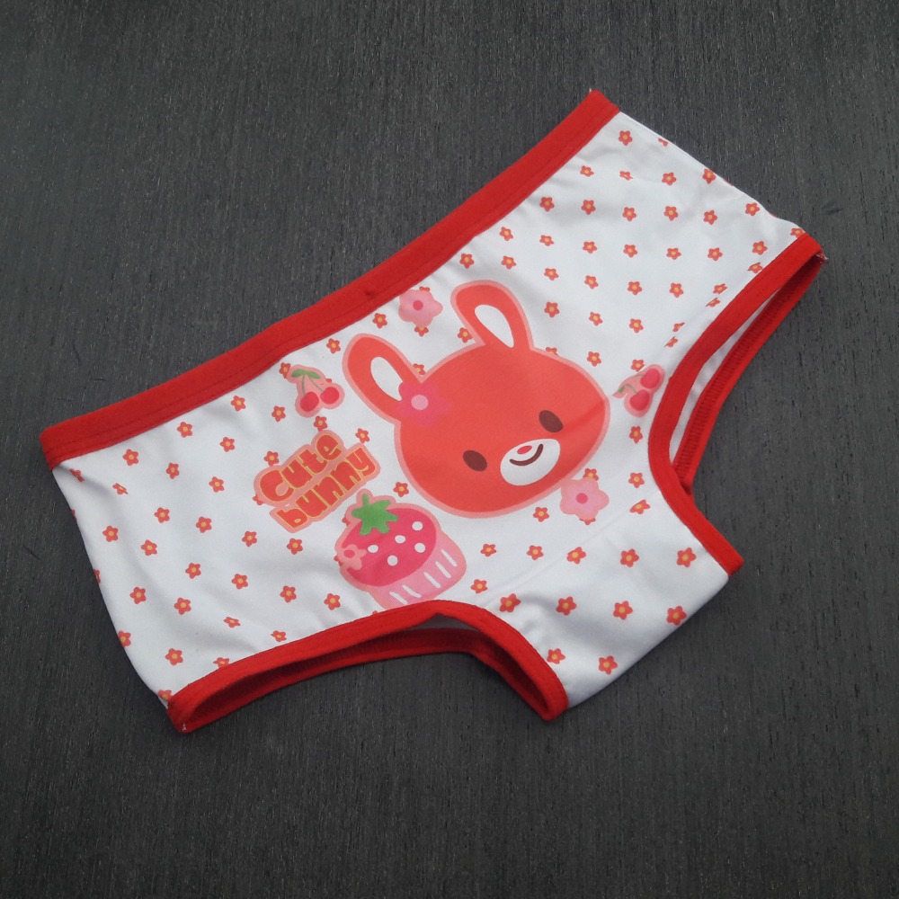 Calolinha Infantil Subliada com Estampas Variadas Vermelho