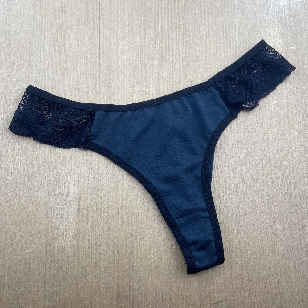 Tanga Natty Fio Duplo Preto