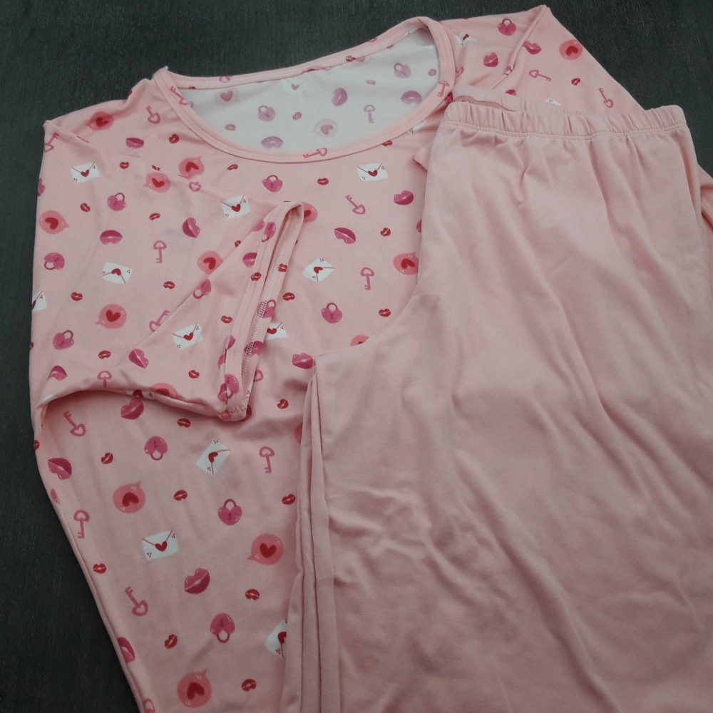 Pijama Pescador em Suede Rosa/Chave