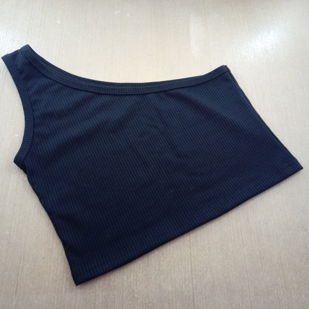 Cropped Ombro nico Preto