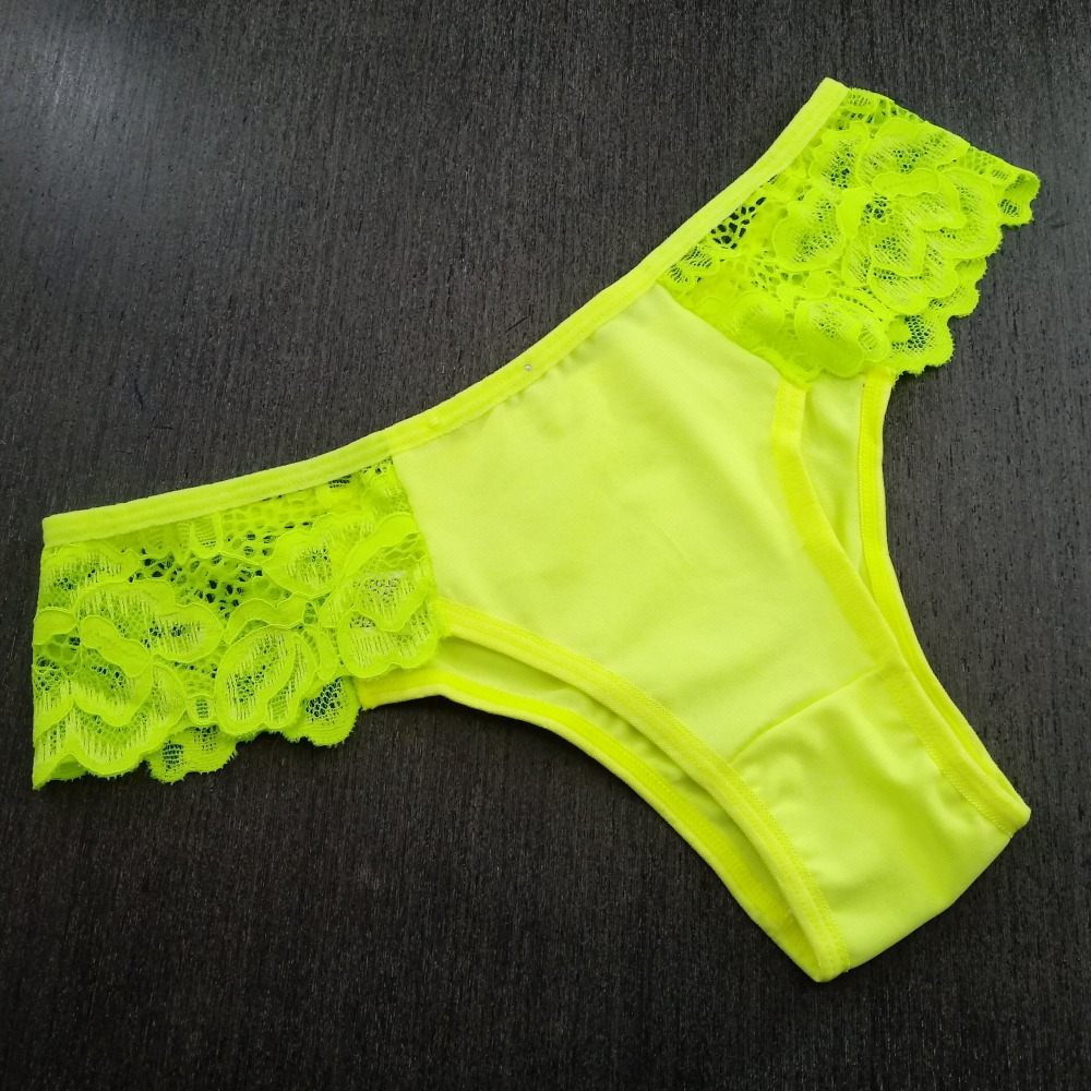 Calcinha L Romantic Amarelo Neon