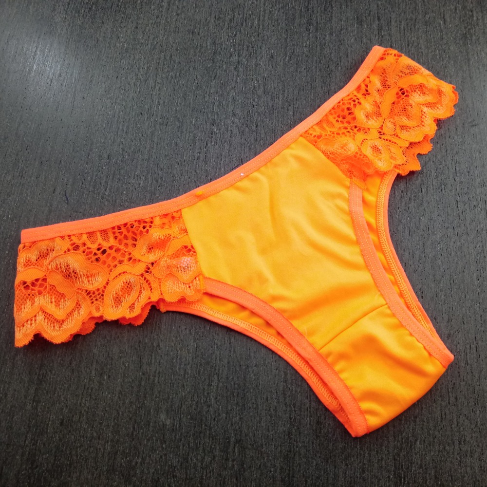 Calcinha L Romantic Laranja Neon