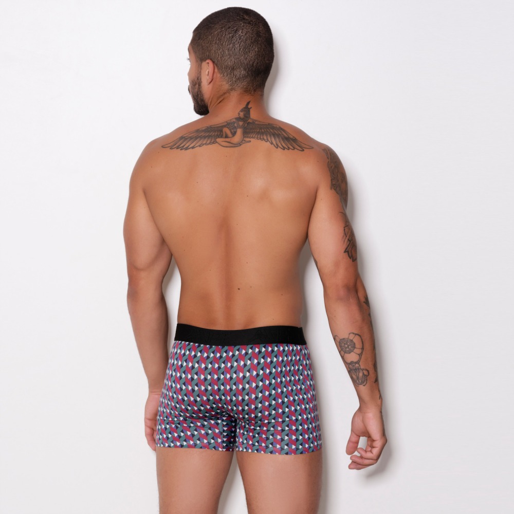 Cueca Boxer Microfibra Estampada