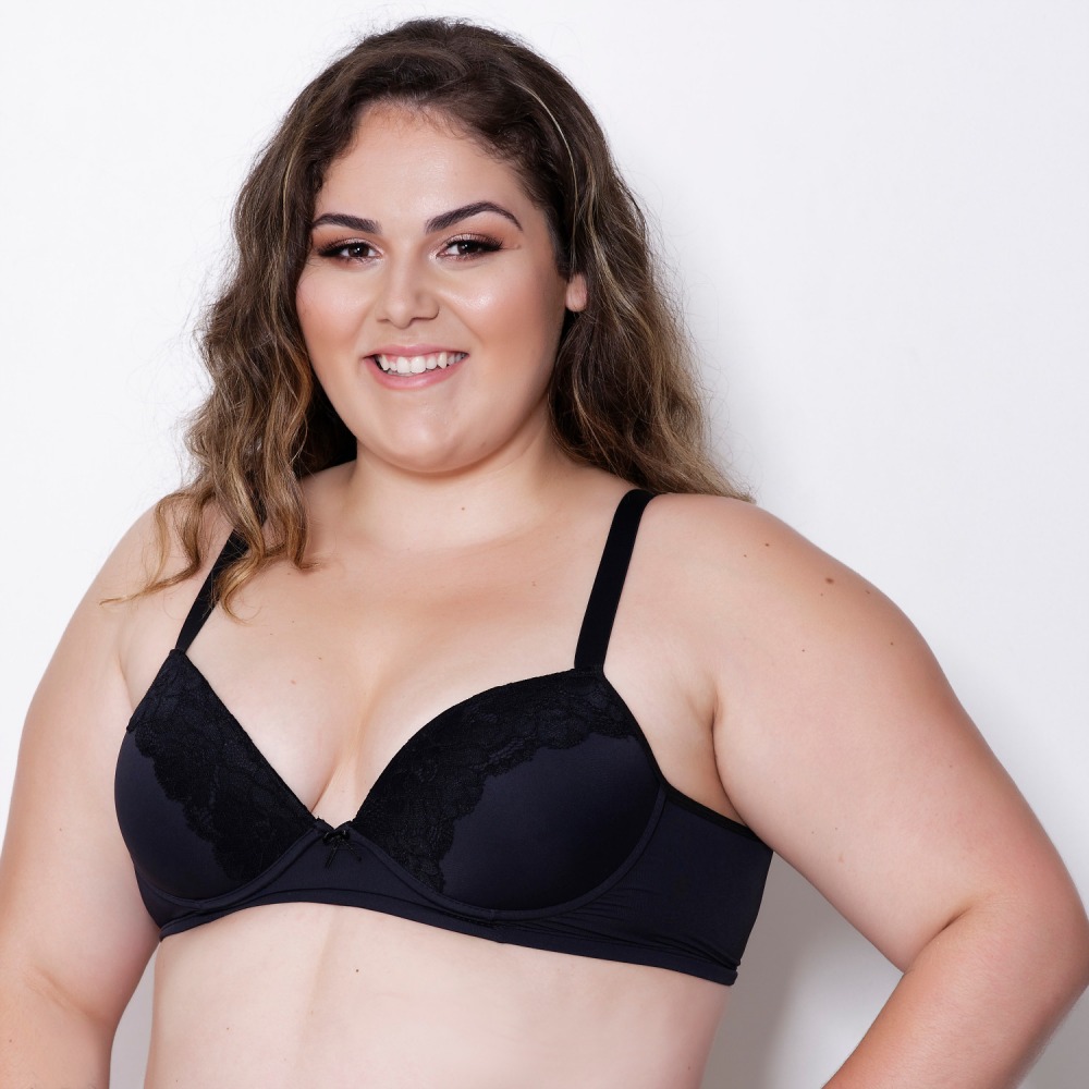 Suti Plus Size Microfibra e Renda