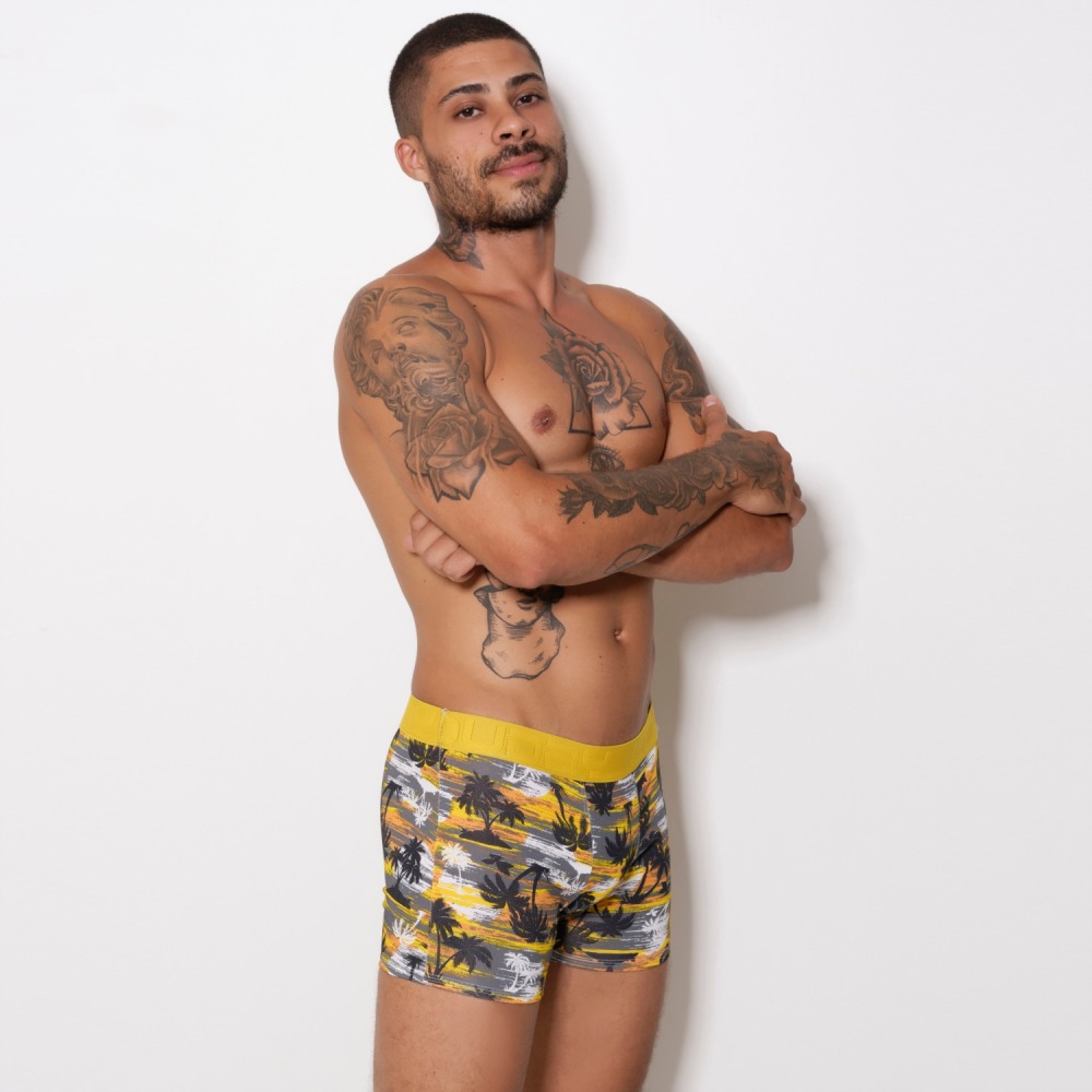 Cueca Boxer Romantic Estampada