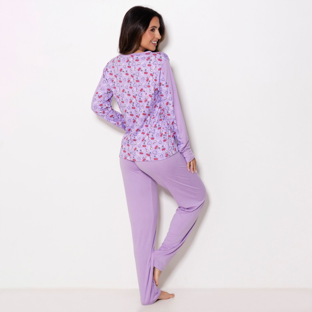 Pijama Longo Suede