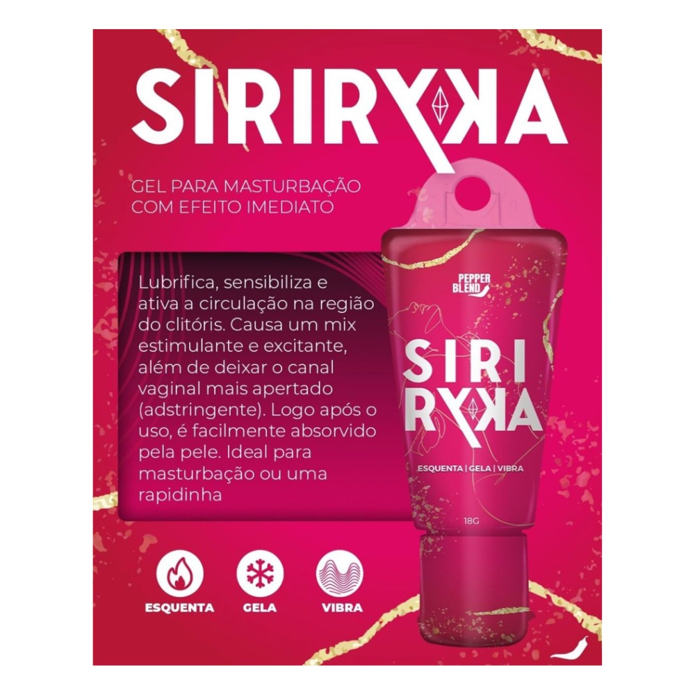 Siriryka Excitante Feminino Gel Comest Vel Lingerie Br