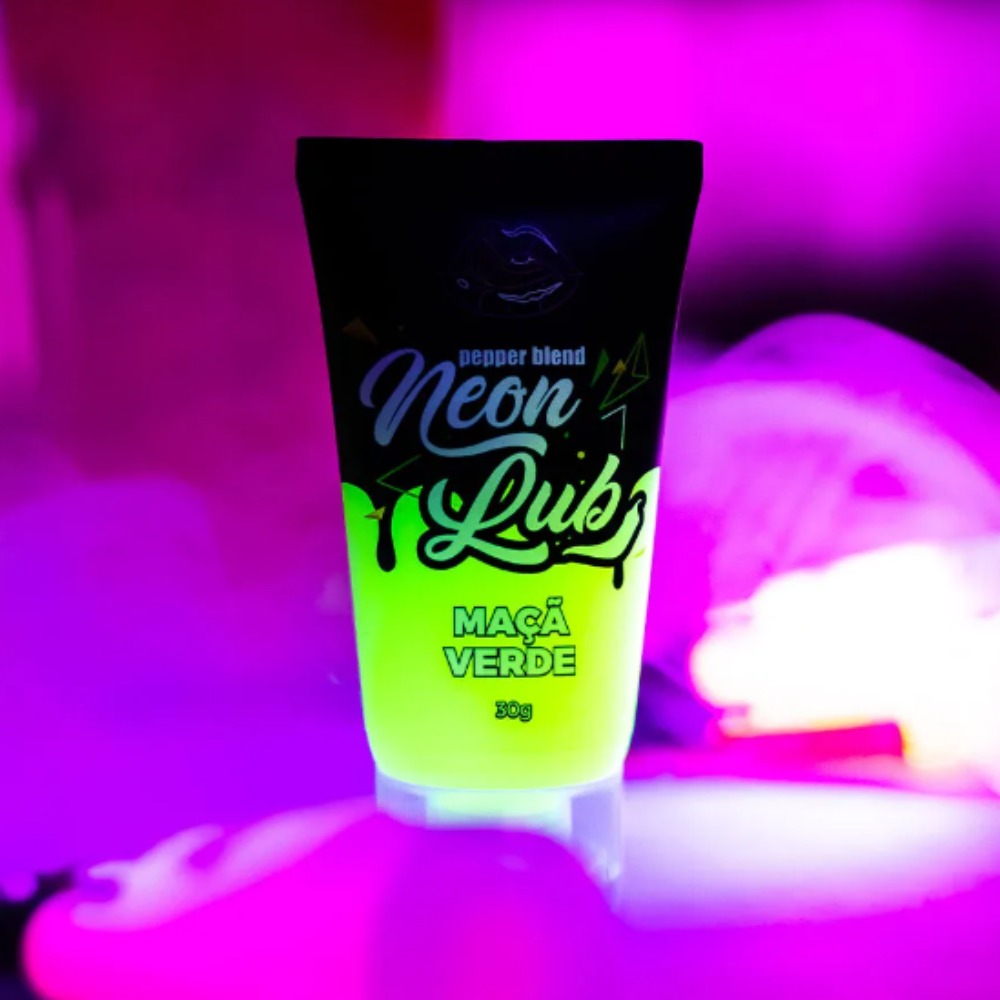 Gel Lubrificante Neon Lub 30g Comestvel