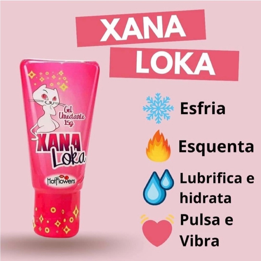 Xana Loka Excitante Feminino 15g Linha Brasileirinhos Hot 5703