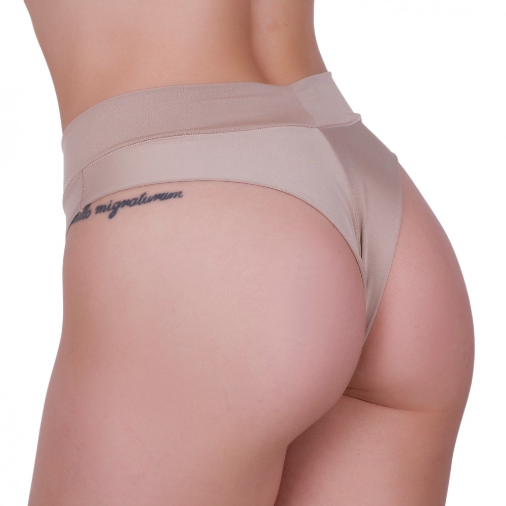 Tanga Fio Dental Cs Alto Duplo e Costas Dobrada