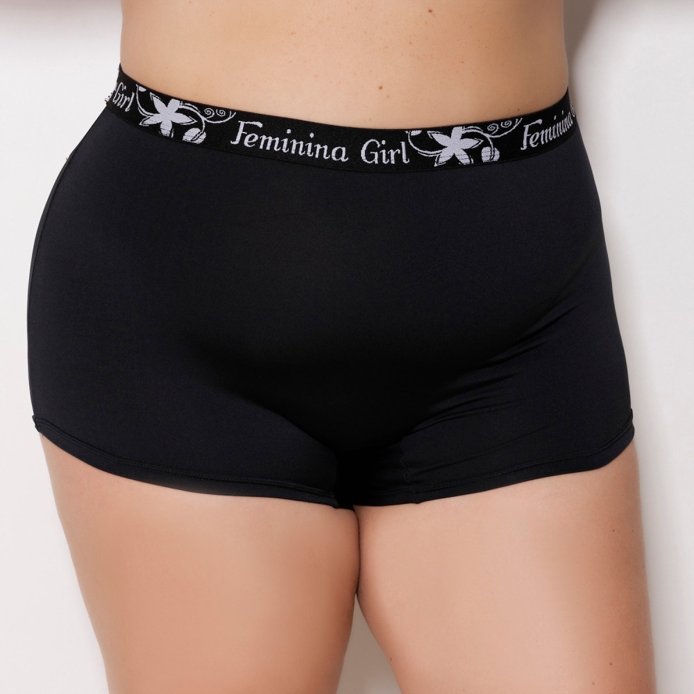 Cueca Boxer Feminina Plus Size