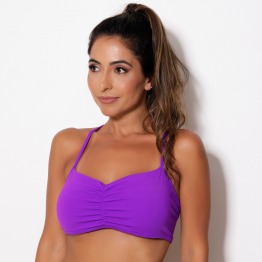 Top Fitness Poliamida Violeta MTX MODA - Design Moderno e Conforto Excepcional