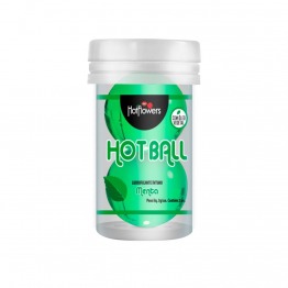 Bolinha Explosiva Hot Ball Menta com 2 unidades Hot Flowers