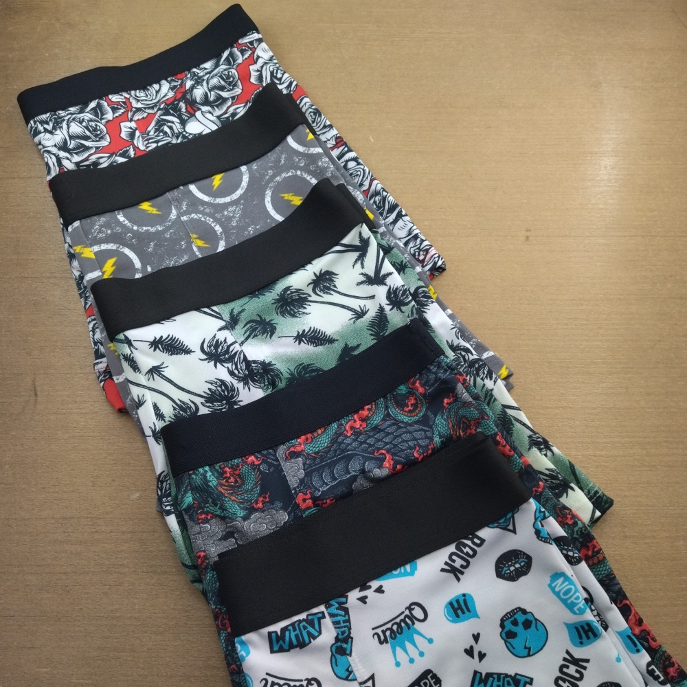 Cueca Boxer Microfibra Estampada