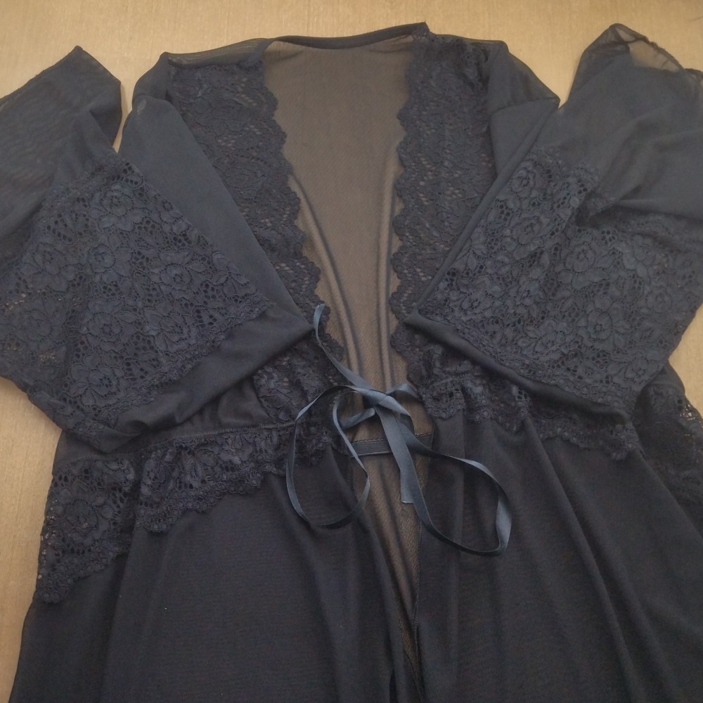 Robe em Tule e Renda com Amarrao