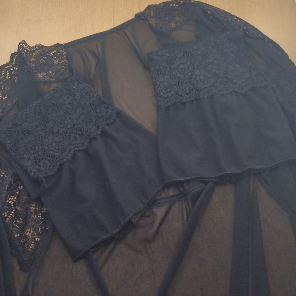 Robe em Tule e Renda com Amarrao